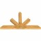 Ekena Millwork Saratoga Rough Sawn Timber Gable Bracket, Western Red Cedar, 72"W x 42"H x 4"D x 6"F, 14/12 Pitch GBW072X42X0406SAR00RWR - alternate 2
